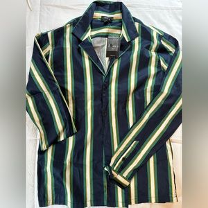 Navy Button Up , Men’s Dress Shirt